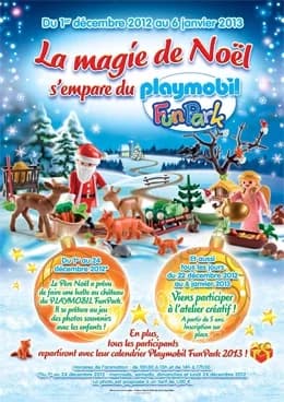 En décembre, la magie de Noël s’empare du PLAYMOBIL® FunPark ! 