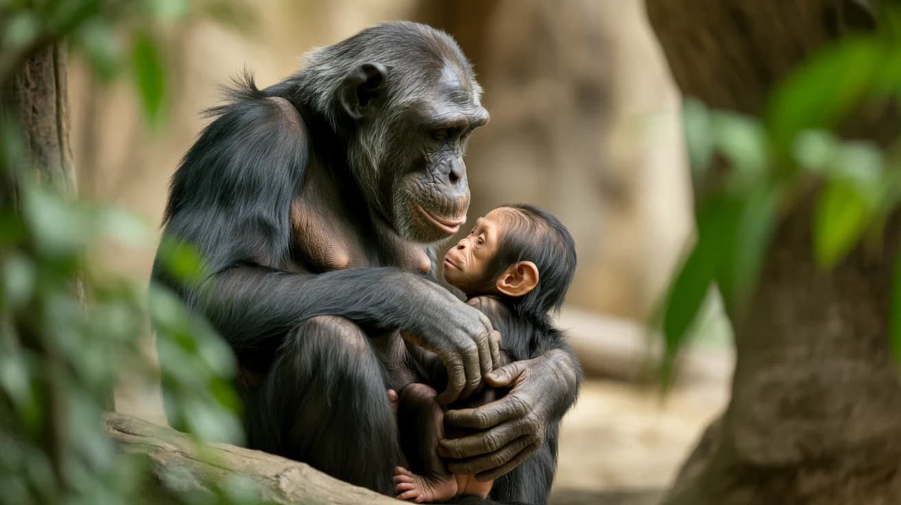 Naissance d'un chimpanzé au Zoo de La Palmyre : une belle nouvelle