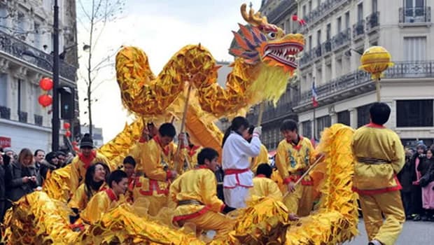 Nouvel an chinois sous le signe du Dragon