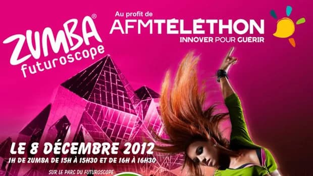 Futuroscope : rendez-vous le 8 décembre pour un grand cours de Zumba au profit du Téléthon