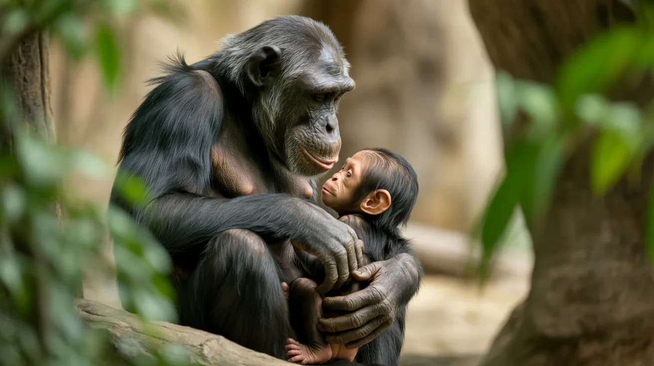 Naissance d'un chimpanzé au Zoo de La Palmyre : une belle nouvelle