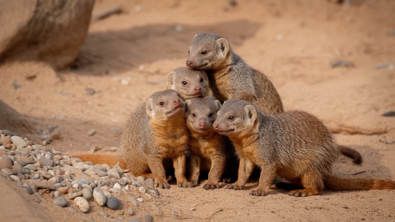Nouveaux habitants au zoo de Mulhouse : trois mangoustes naines