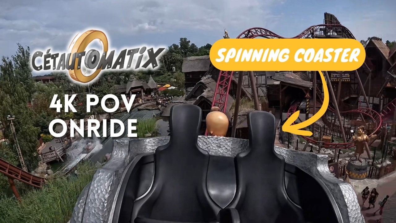 Cétautomatix - Parc Astérix | Nouvelle attraction 2025  [POV 4K]