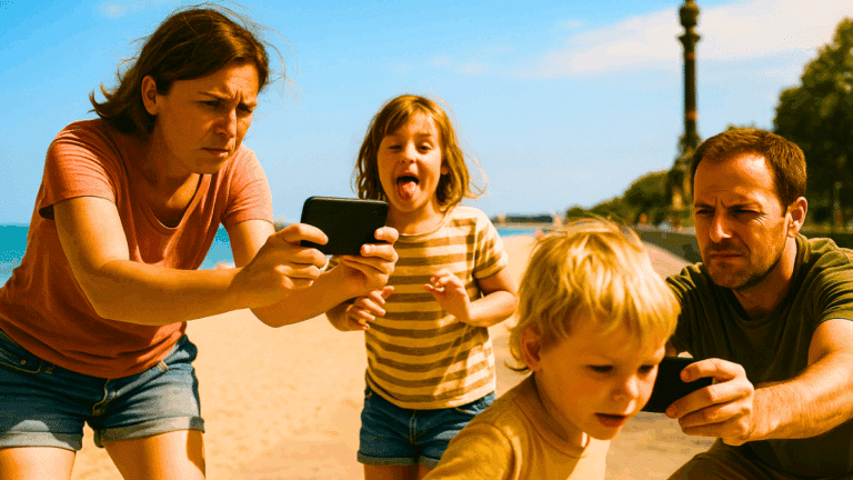📸 Comment réussir les photos de vacances avec des enfants qui ne tiennent pas en place