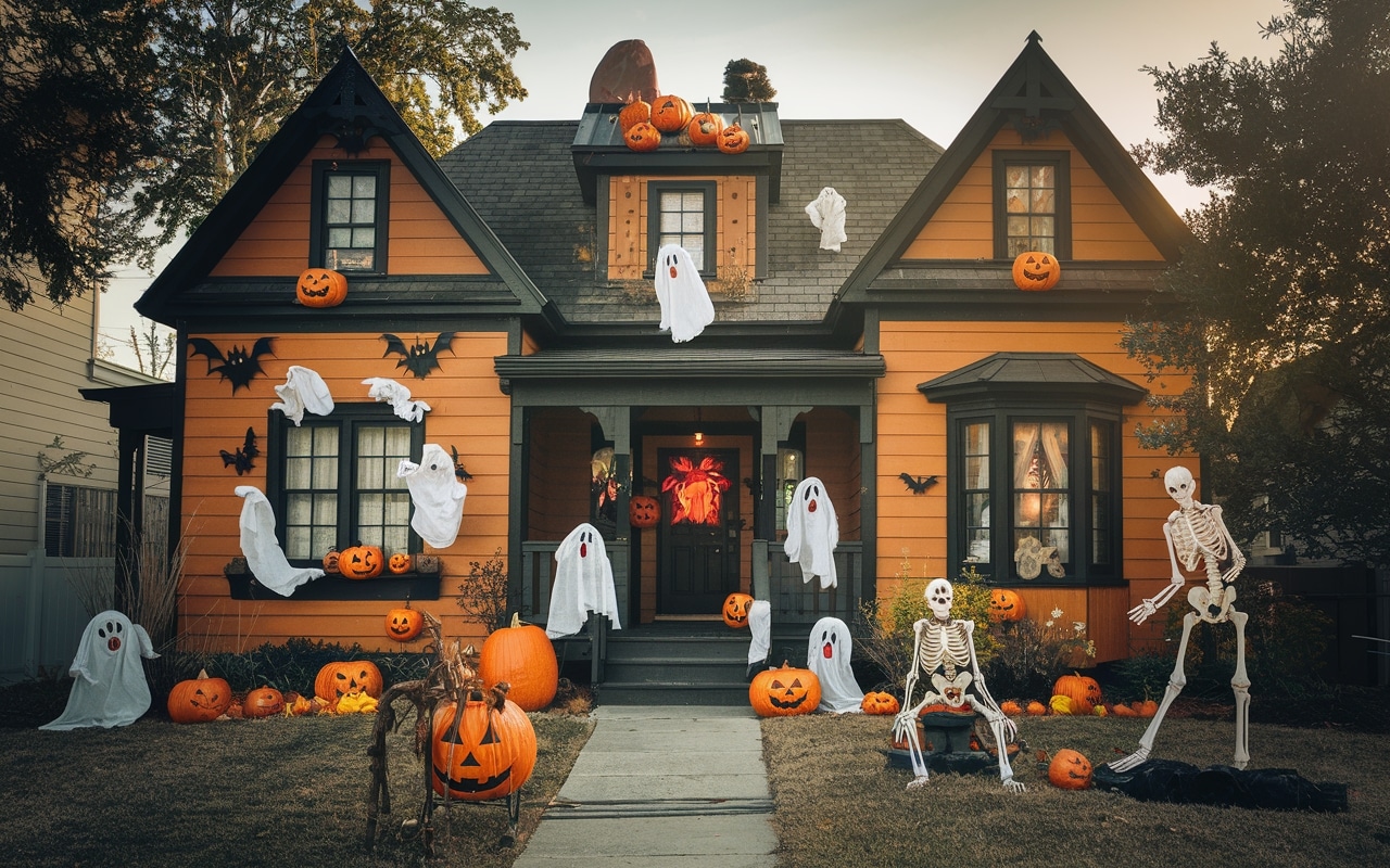10 idées de décos extérieures DIY pour Halloween qui vont faire trembler le voisinage