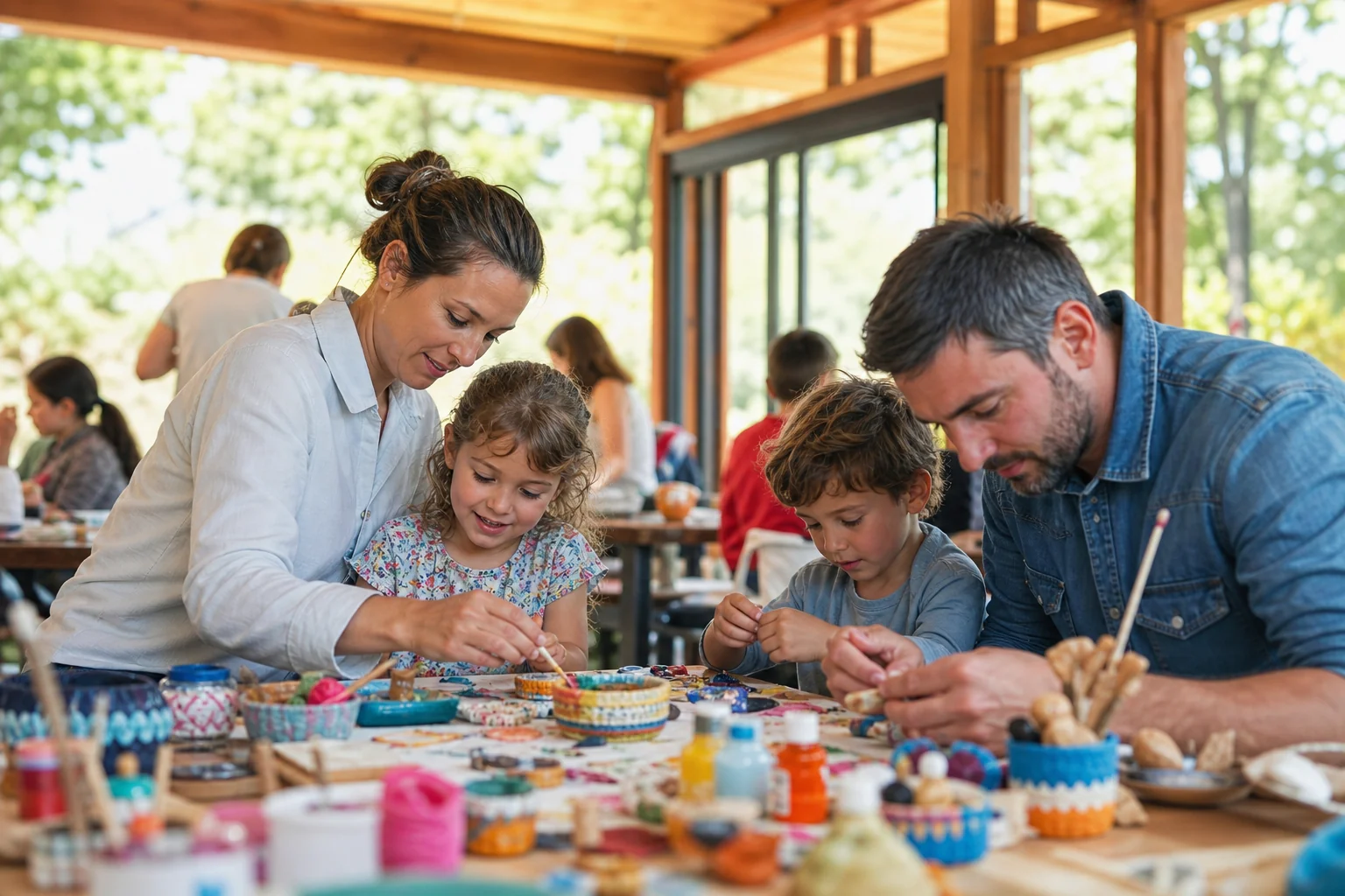 2. Un atelier créatif : repartir avec un souvenir fait main