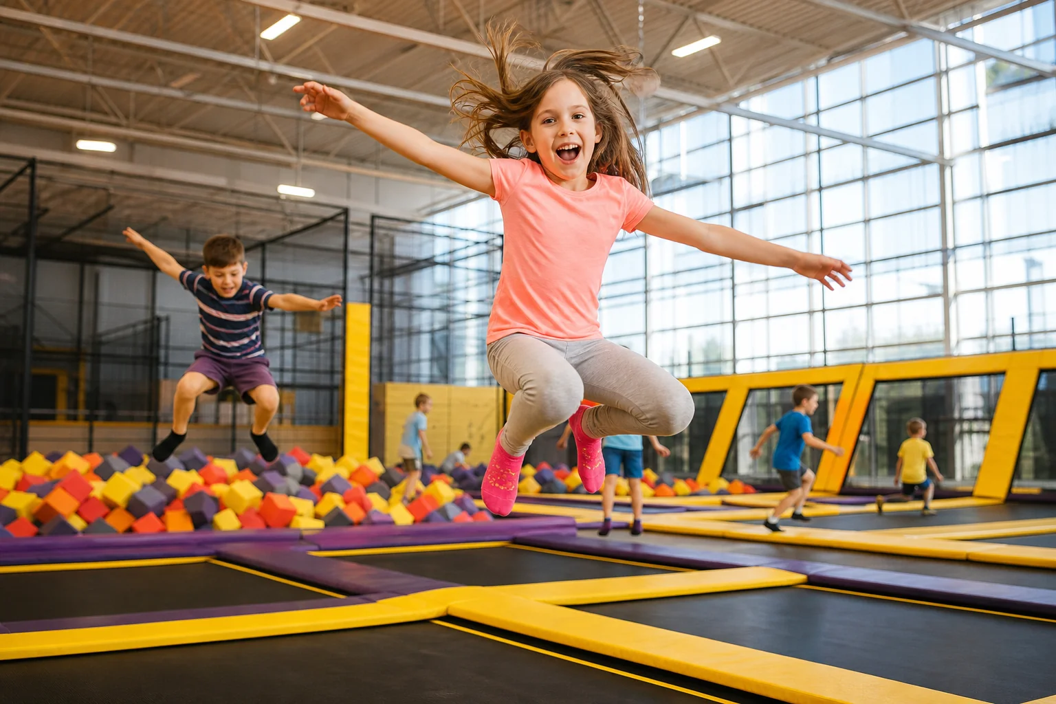 4. Le parc de trampoline : une valeur sûre pour les enfants énergiques
