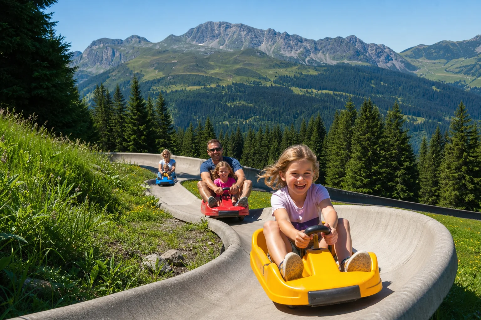 Où faire de la luge d'été dans les Alpes
