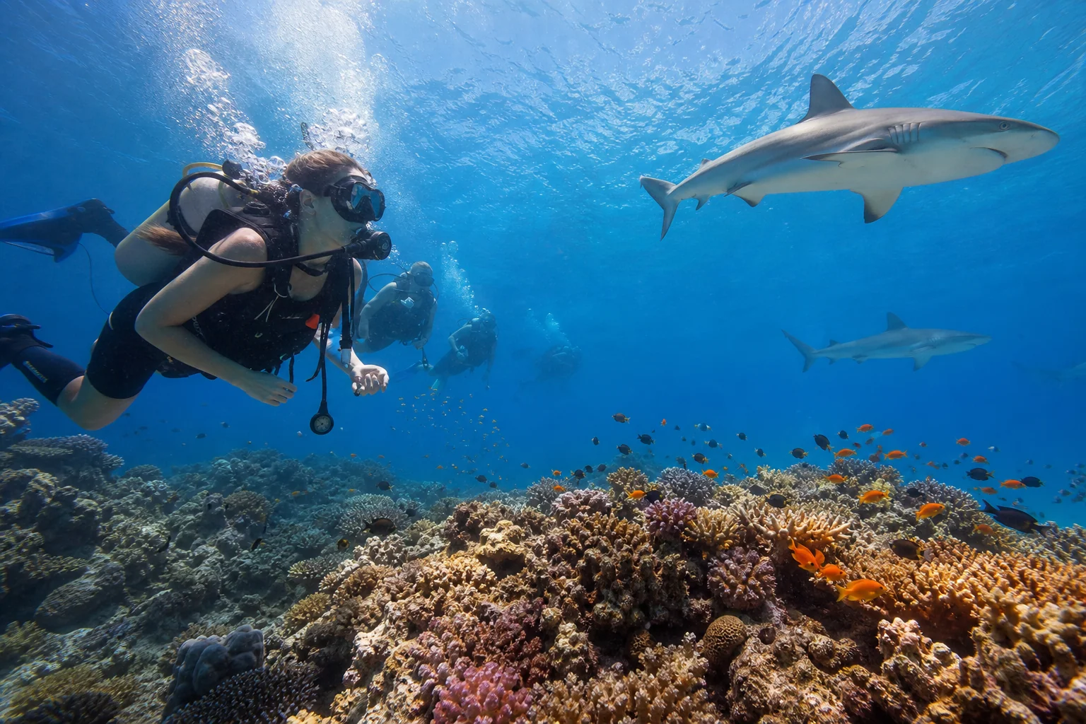 Requins, méduses et coraux : ce qu'on y découvre